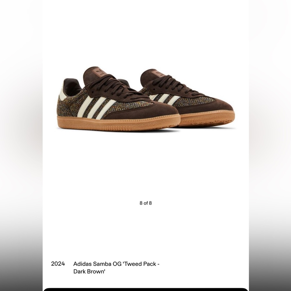 Adidas Samba OG Tweed Pack-Dark Brown